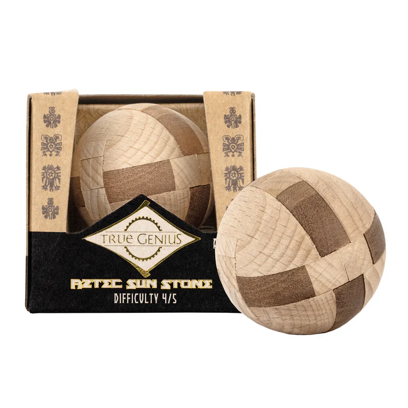 Aztec Sun Stone Wooden Puzzle