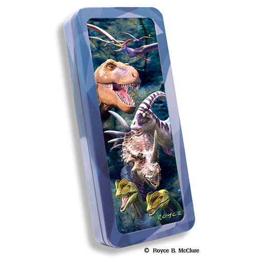 Pencil Tin Dinosaurs