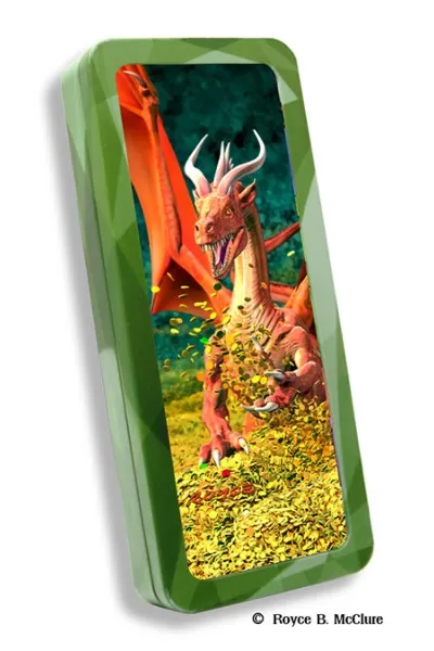 Pencil Tin Dragon Hoard