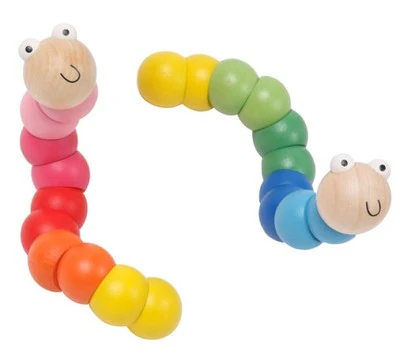 Wooden Jointed Worm
