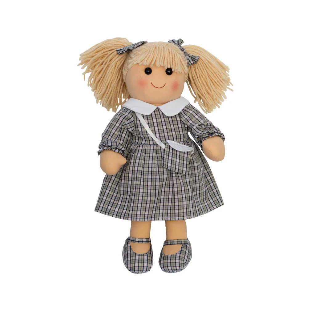 Rag Doll Imogen Grey/White 35cm